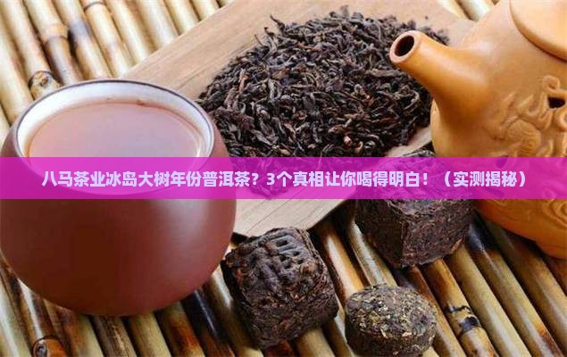 八马茶业冰岛大树年份普洱茶