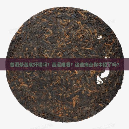 普洱茶苦底好喝吗