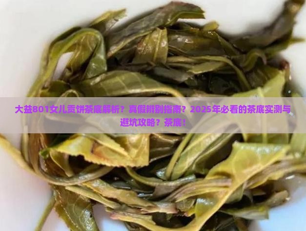 大益801女儿贡饼茶底