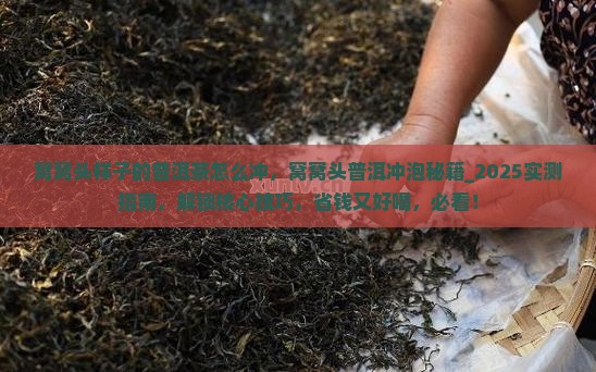 窝窝头样子的普洱茶怎么冲