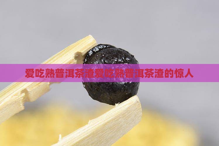 爱吃熟普洱茶渣