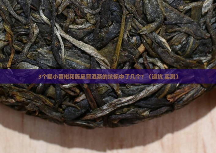 小青柑和陈皮普洱茶