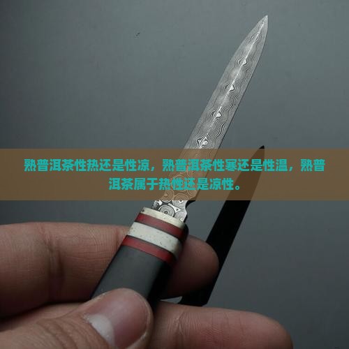 熟普洱茶性热还是性凉