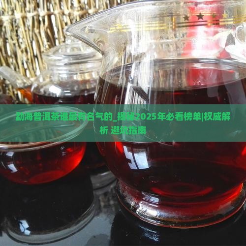 勐海普洱茶谁最有名气的