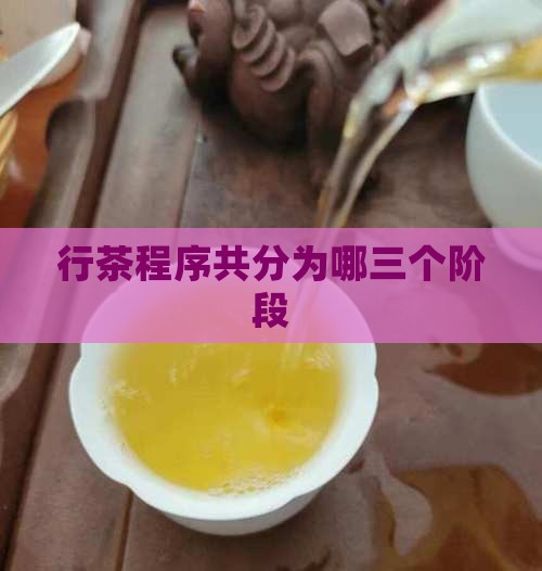 行茶程序共分为哪三个阶段