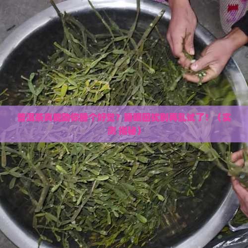 普洱茶可以调节睡眠吗吗