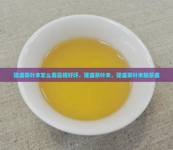 建盏茶叶末怎么看品相