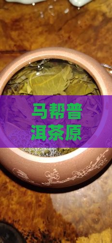 马帮普洱茶原型
