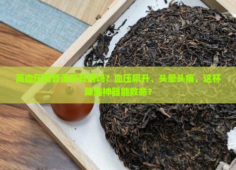 血压高喝可以喝普洱茶吗