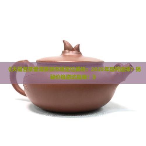 天福茗茶普洱茶饼市场定位