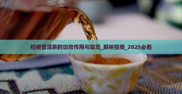 桔梗普洱茶的功效作用与禁忌