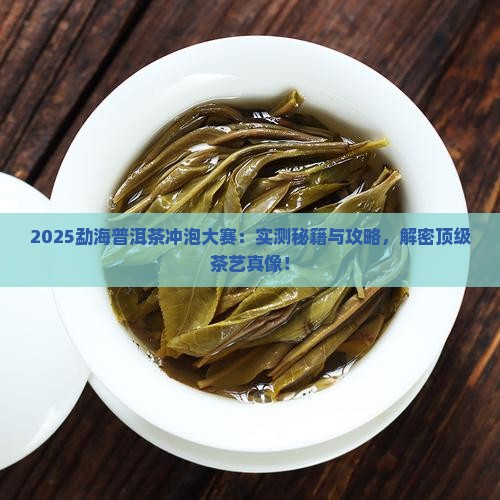 勐海普洱茶冲泡大赛