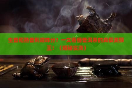 普洱茶如何区别生普和熟普