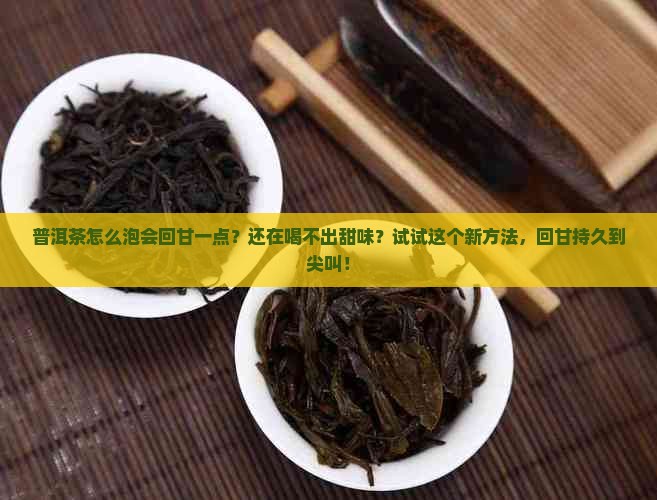普洱茶怎么泡会回甘一点
