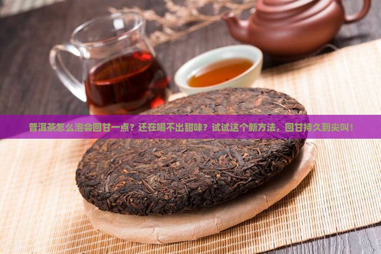 普洱茶怎么泡会回甘一点