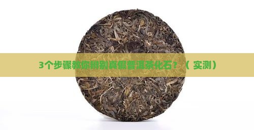普洱茶化石生产工艺