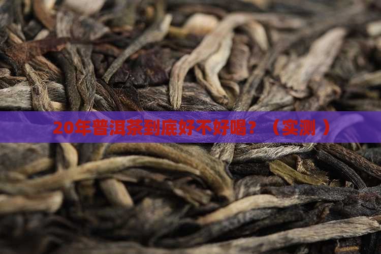 20年的普洱茶口感