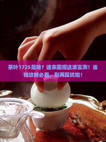 茶叶1725什么意思