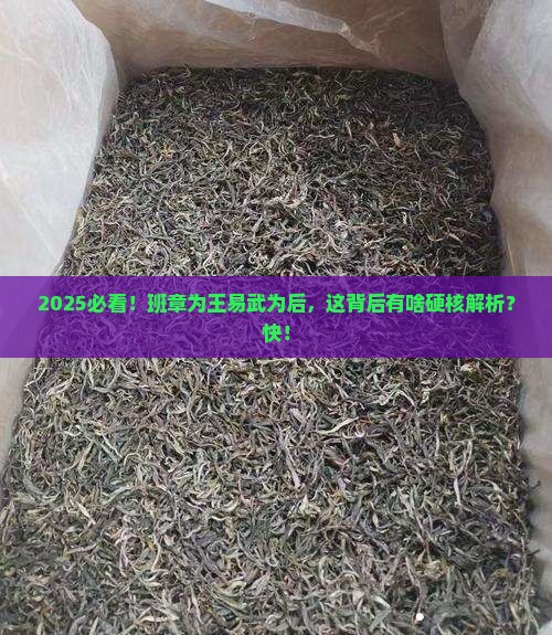 为什么说班章为王易武为后