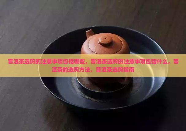 普洱茶选购的注意事项包括