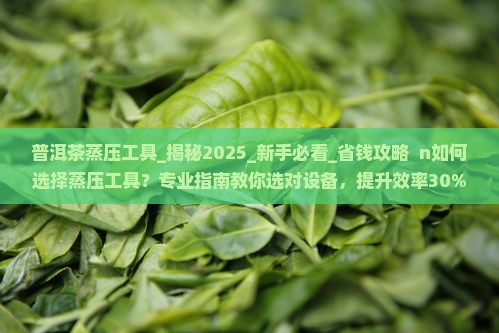 普洱茶蒸压工具