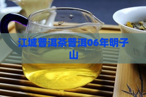 06年江城明子山普洱茶