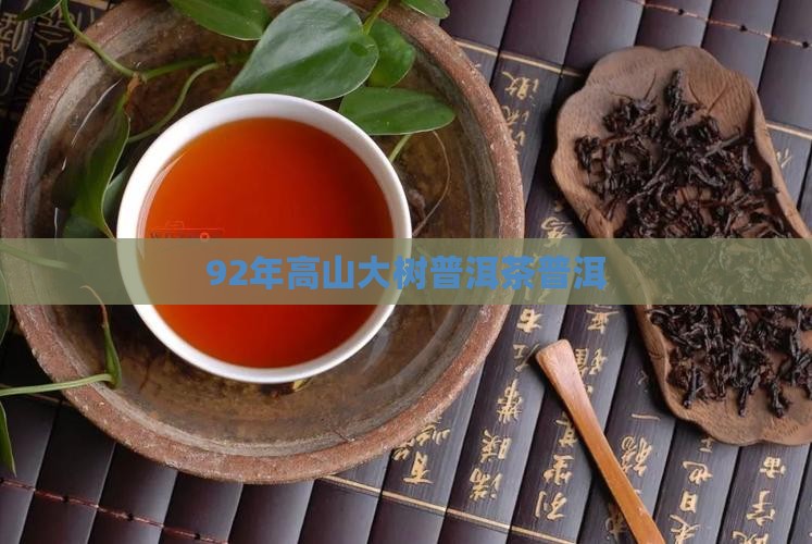 92年一棵树普洱茶