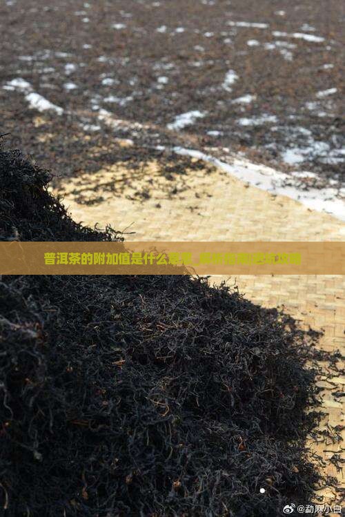 普洱茶的附加值是什么意思