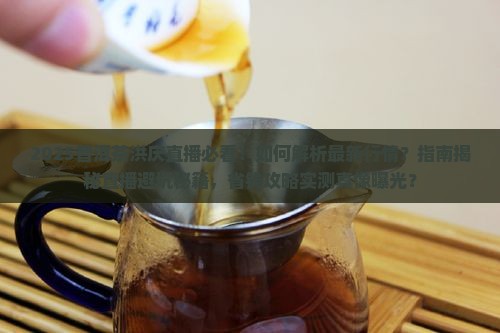 普洱茶洪庆直播