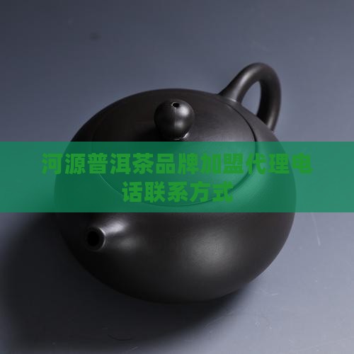 河源普洱茶品牌加盟代理