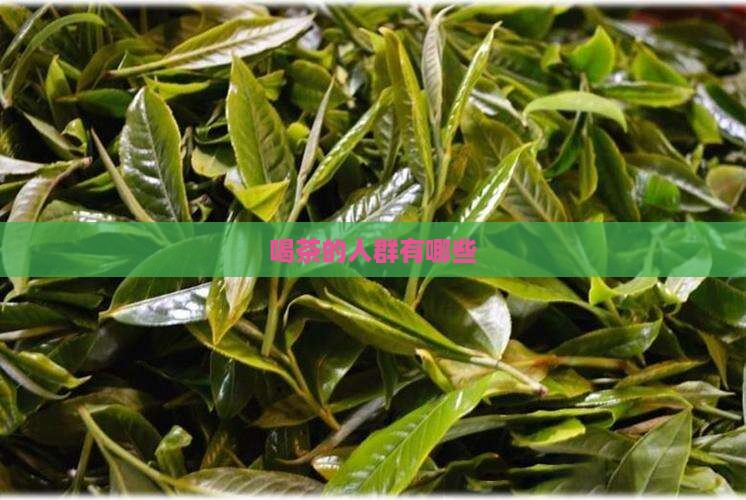 喝茶的人群有哪些