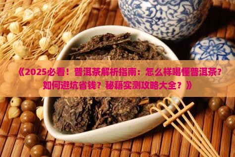 怎么样喝懂普洱茶