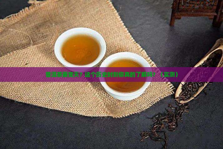 见证普洱茶的一个历史时刻