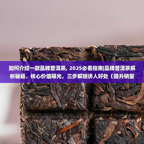 如何介绍一款品牌普洱茶