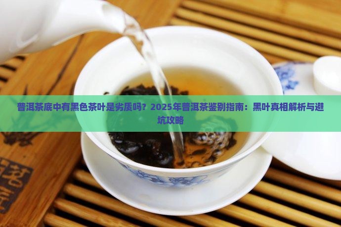 普洱茶底中有黑色茶叶