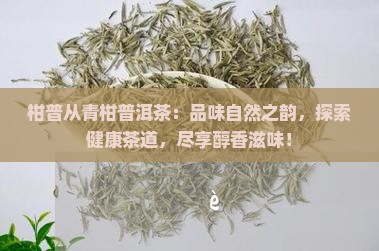 柑普从青柑普洱茶