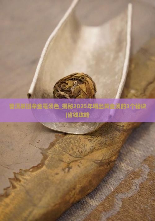 普洱茶班章金毫汤色