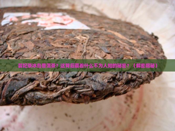 芸妃茶冰岛普洱茶