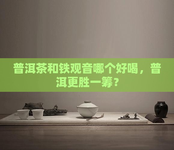普洱茶和铁观音那个好喝