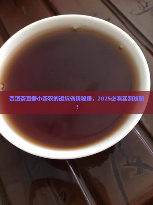 普洱茶直播小茶农
