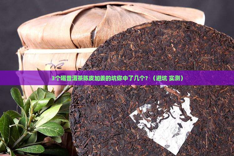 普洱茶陈皮加姜