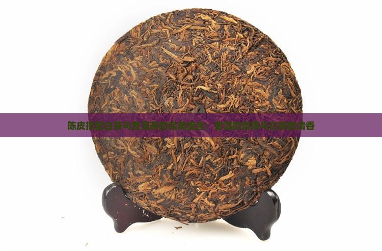 陈皮煮白茶和普洱茶