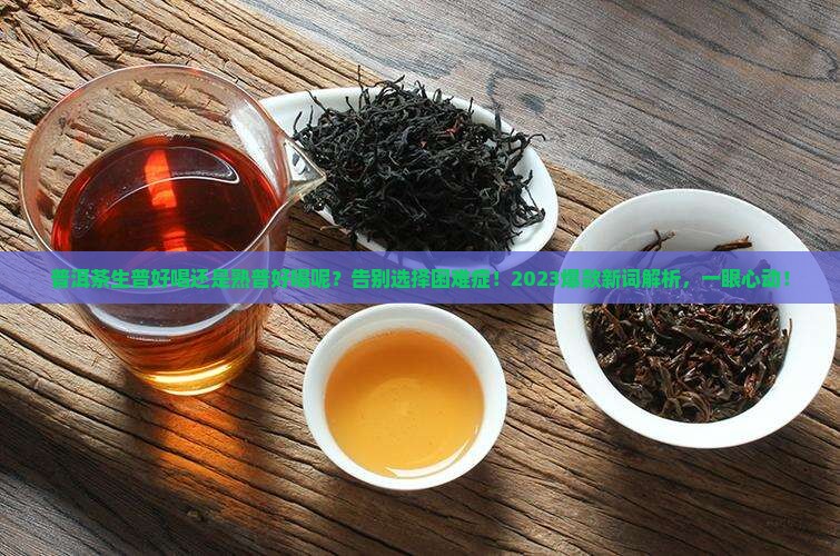 普洱茶生普好喝还是熟普好喝呢