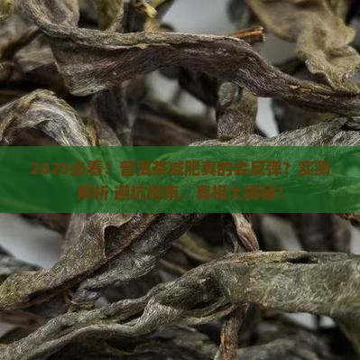 普洱茶减肥反弹吗
