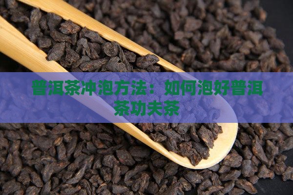 普洱茶饼如何泡功夫茶好