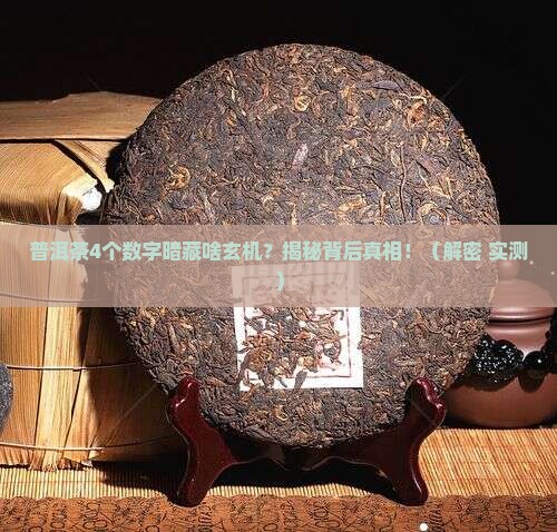 普洱茶4个数字代表什么