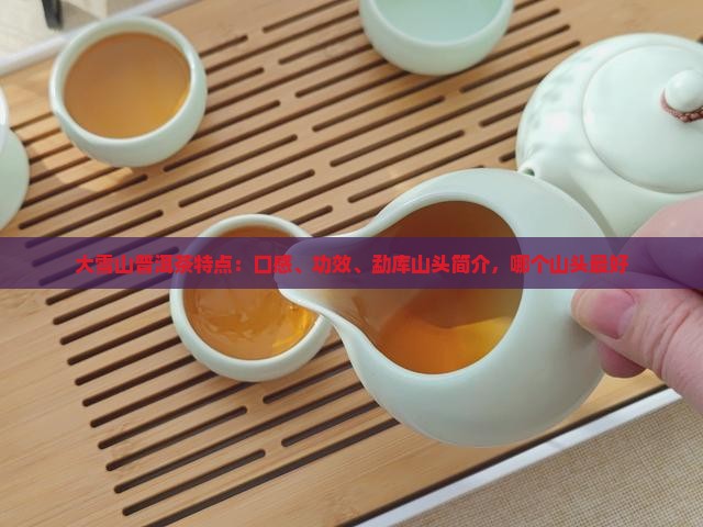 大雪山普洱茶特点