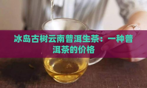 冰岛古树云南普洱生茶