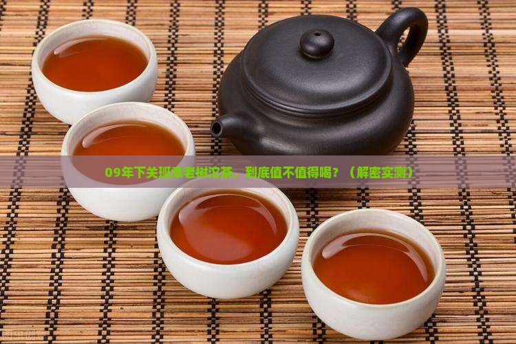 09年下关班章老树沱茶