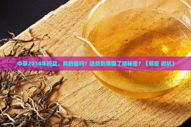 中茶2014年班盆